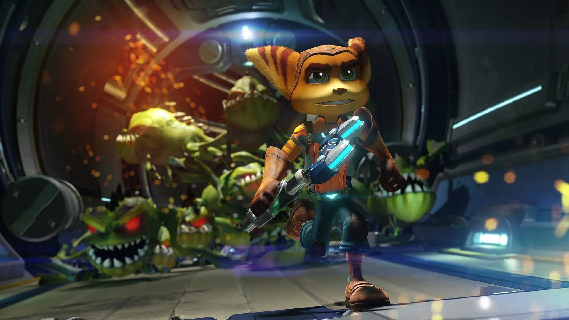 Ratchet and Clank (2016) has a few surprises that could blow the players&#039; socks off (Image via Sony Interactive Entertainment)