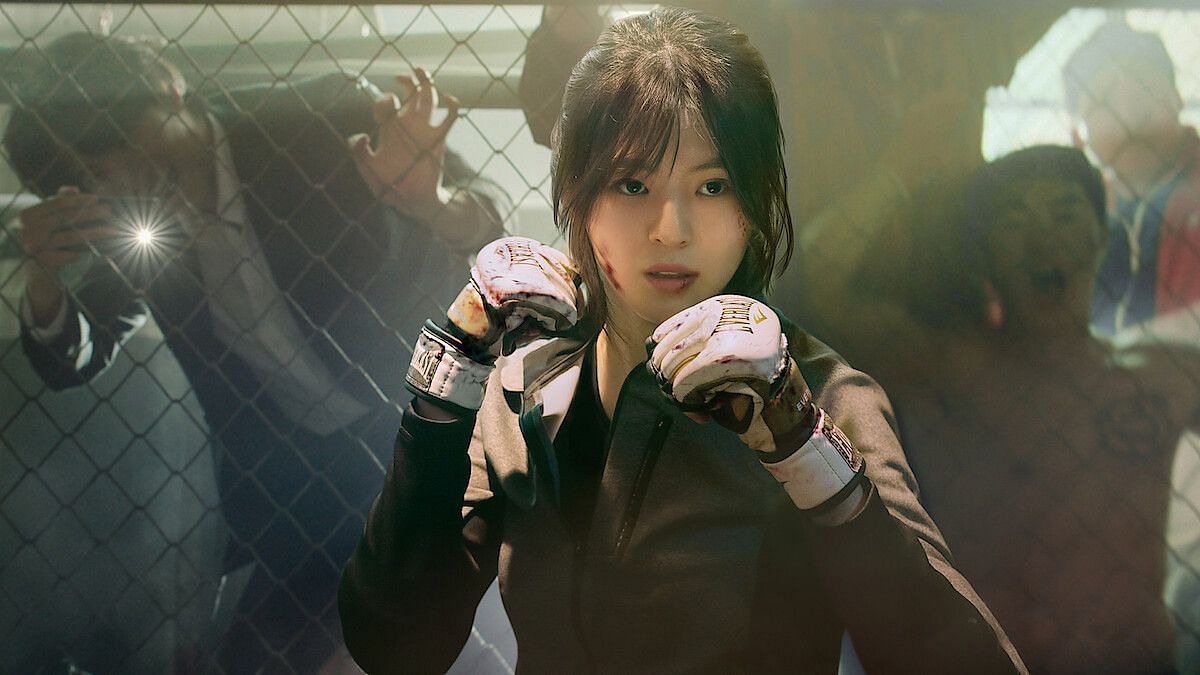 Han So-hee in a still from My Name. (Image via Netflix)