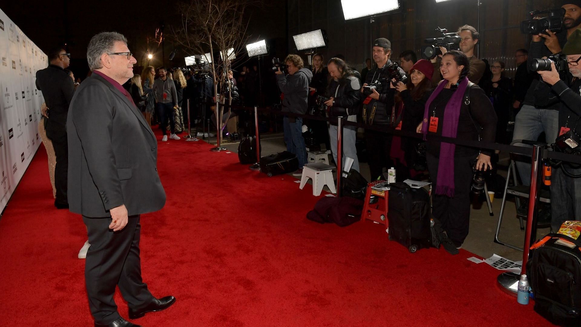 CEO Universal Music Group Sir Lucian Grainge attends UMG&#039;s 2020 Grammy after party presented by Lenovo at Rolling Greens Nursery on January 26, 2020, in Los Angeles, California. (Image via Getty/Lester Cohen)