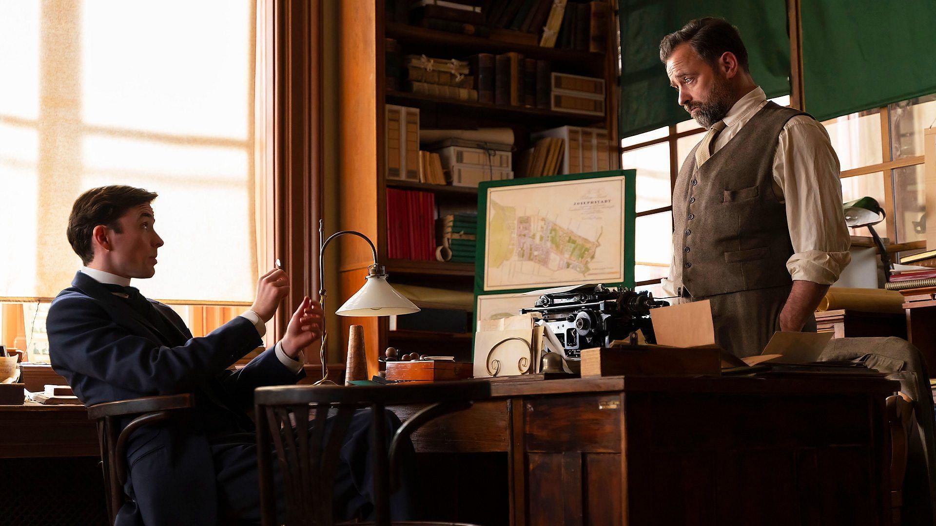 A still of Max and Oskar from Vienna Blood season 3 episode 3 (Image via BBC Two)