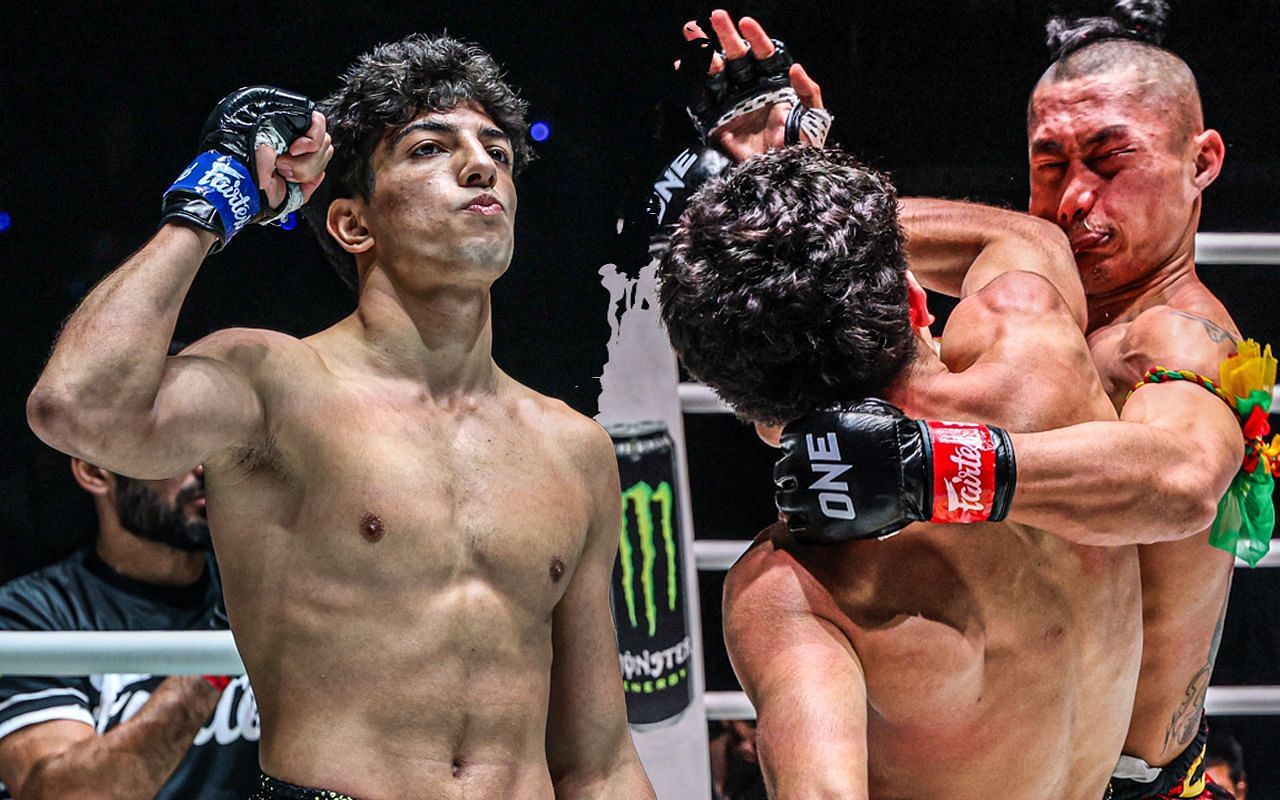 Akif Guluzada ends Puengluang in brutal fashion. [Photos from ONE Championship]