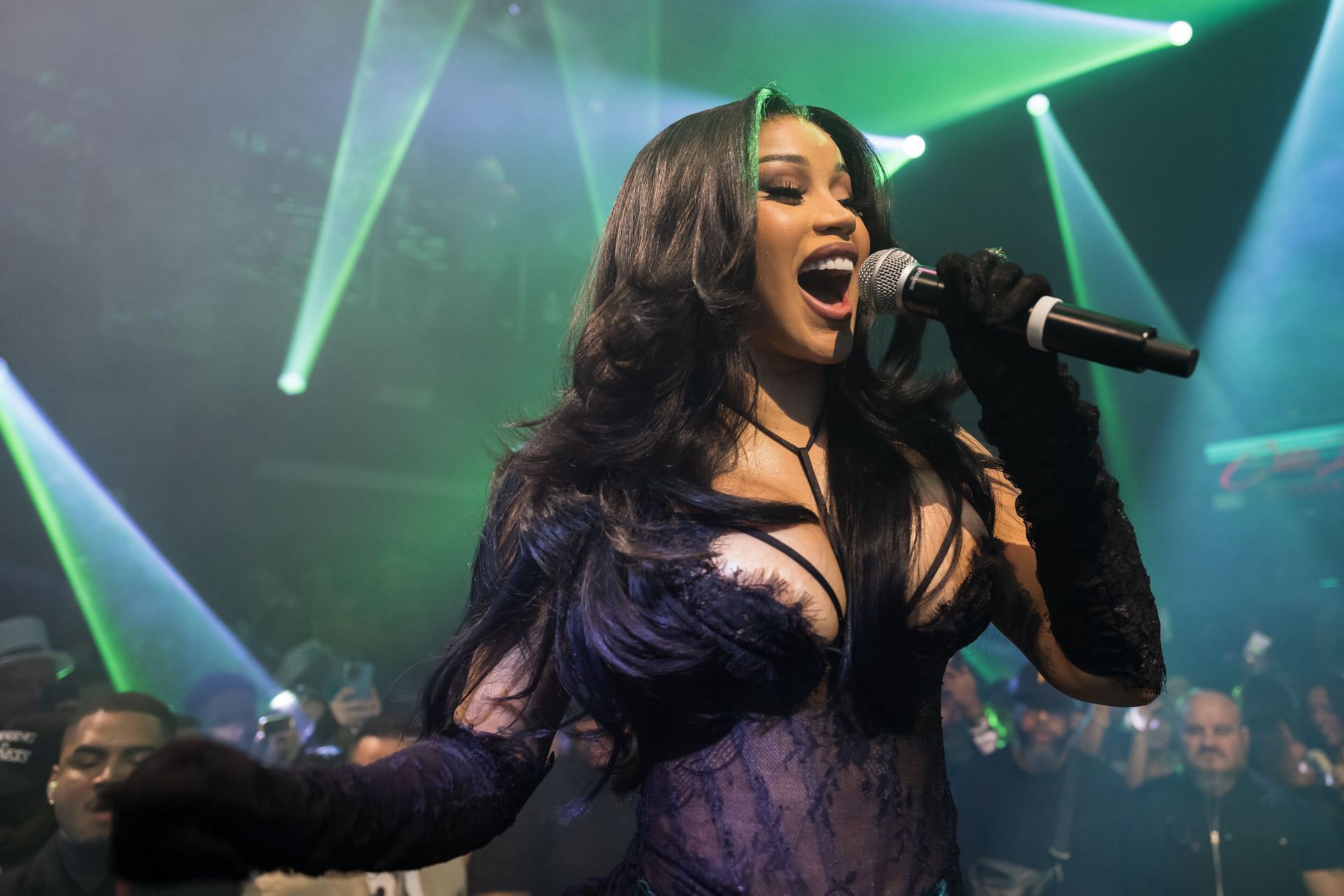 Cardi B Celebrates New Year