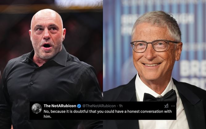 Internet reacts to Bill Gates' potential appearance on Joe Rogan's show after Warren Buffet snub: "I'd rather see him in prison"