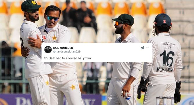 "35 Saal bad tu allowed hai yrrrrrr" - Fans react sarcastically as Pakistan lose to West Indies by 120 runs in 2nd Test