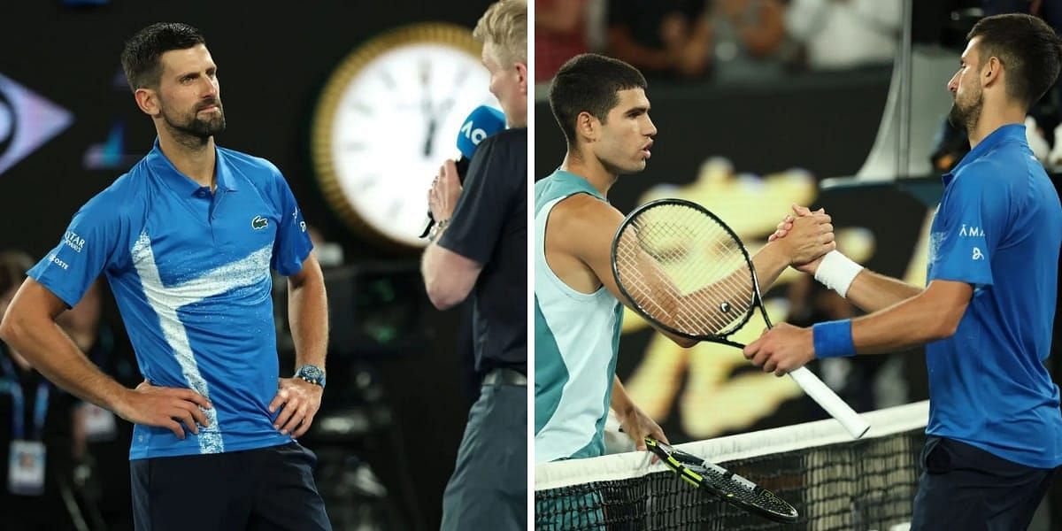 Novak Djokovic defeats Carlos Alcaraz in blockbuster Australian Open QF (Source - GETTY)