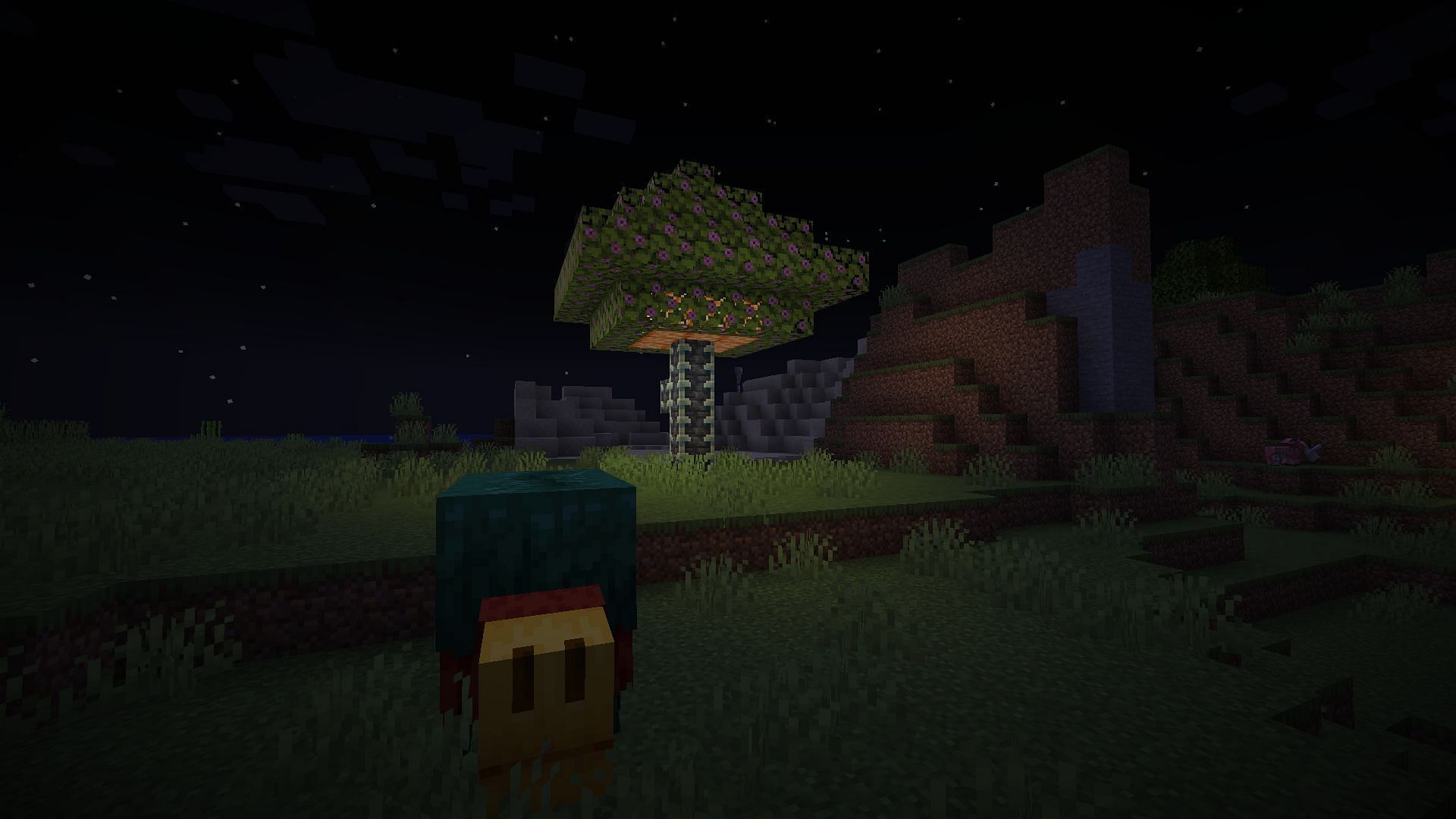 A rare new tree or an unnatural tree could be added to Minecraft (Image via Mojang Studios)