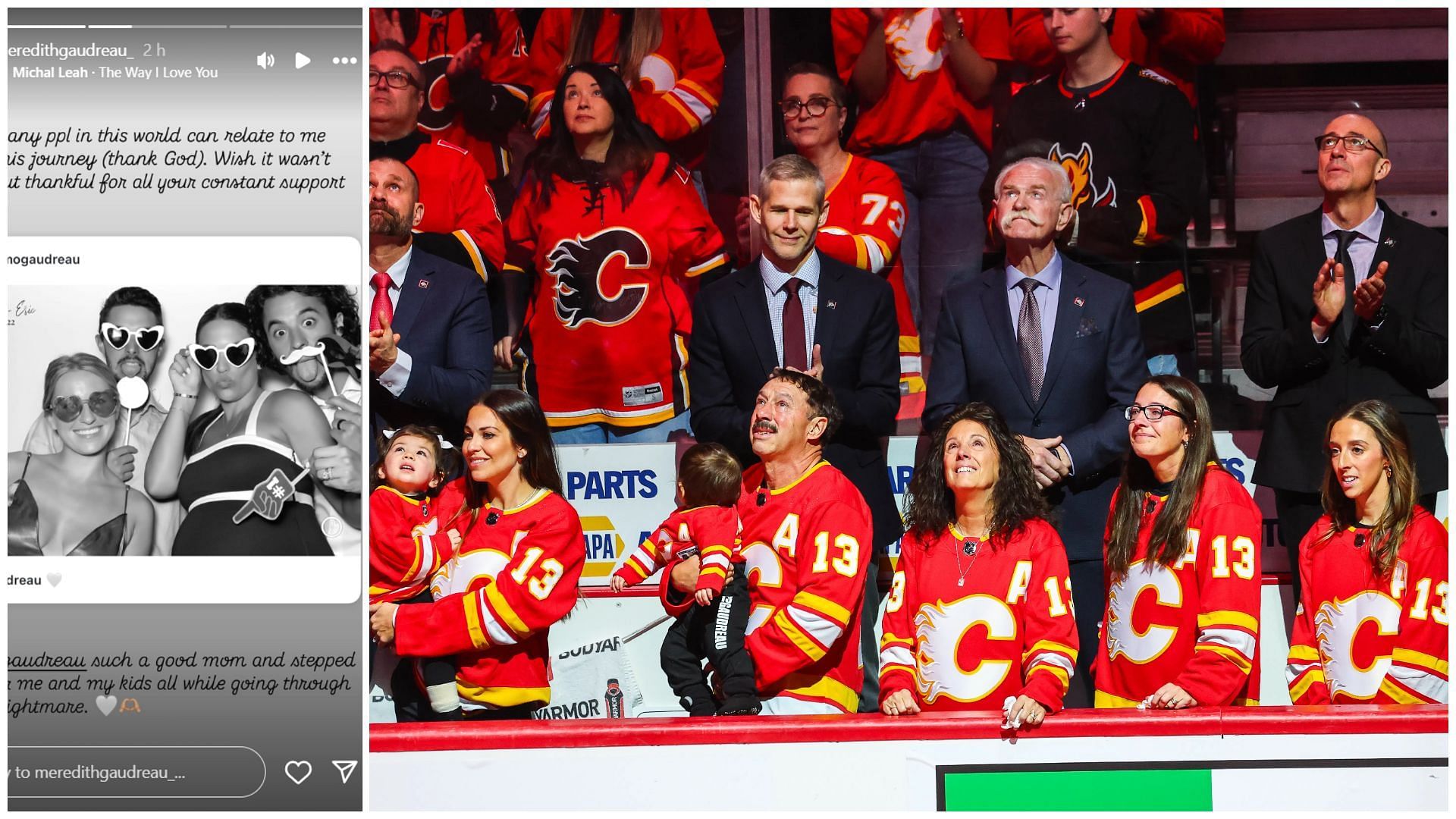 The Gaudreau family. (Credit: IMAGN, @meredithgaudreau_)