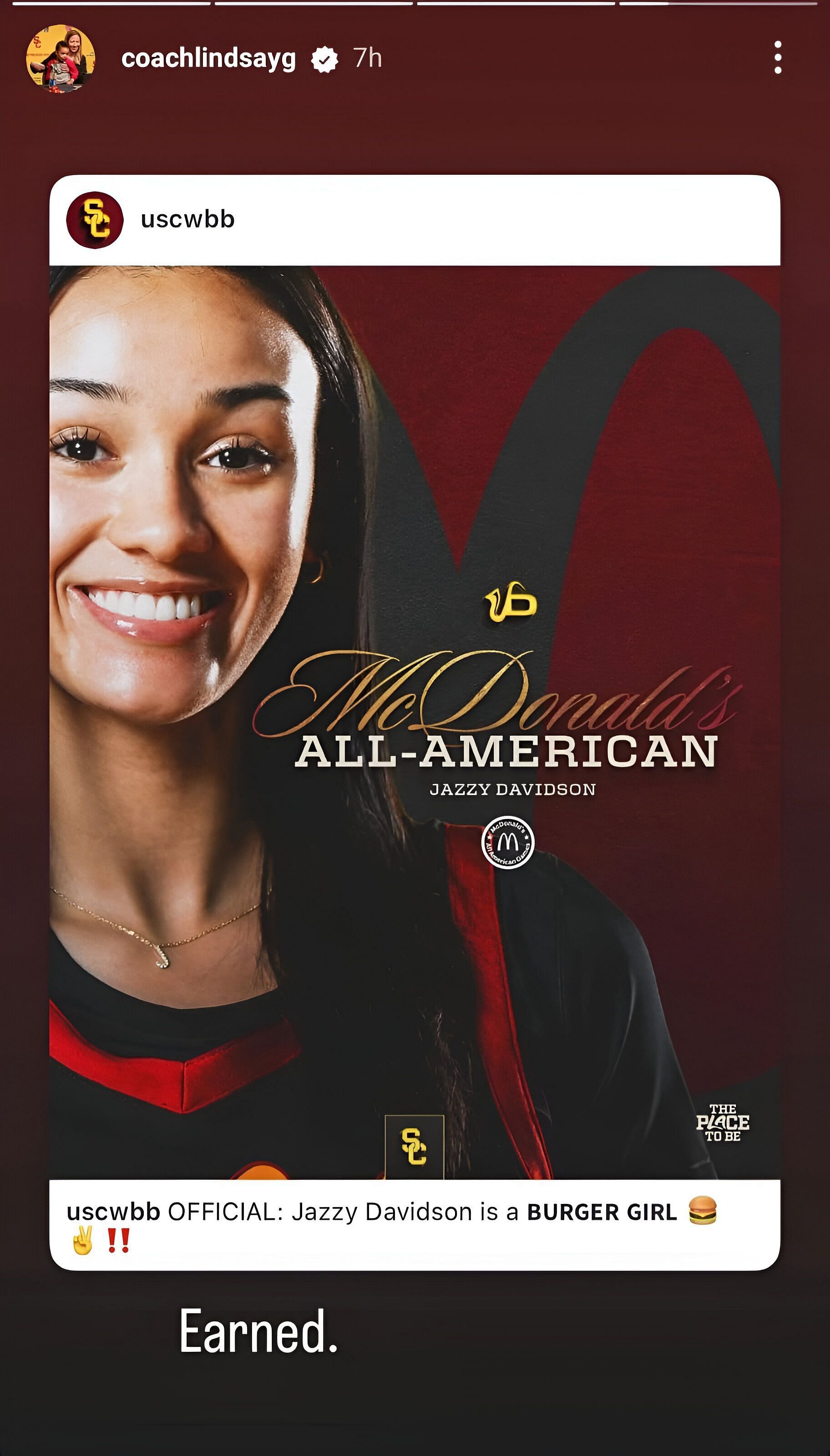 Jazzy Davidson gets into McDonald&rsquo;s All-American team