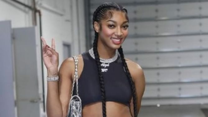 Angel Reese shares adorable pic of 'bestie' pet dog 'Tiago King'