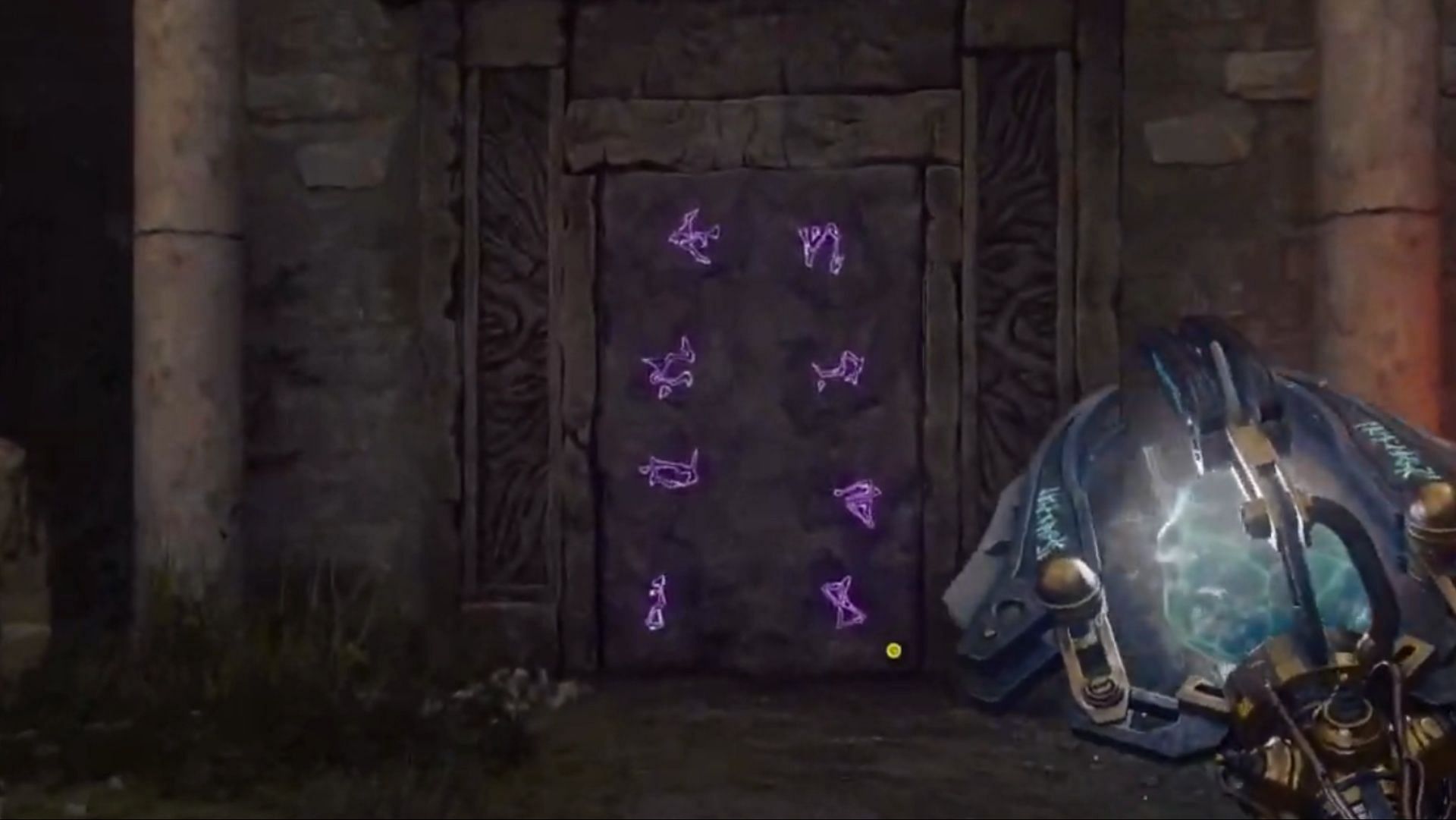 Complete this door puzzle (Image via Activision || YouTube/JayGame)