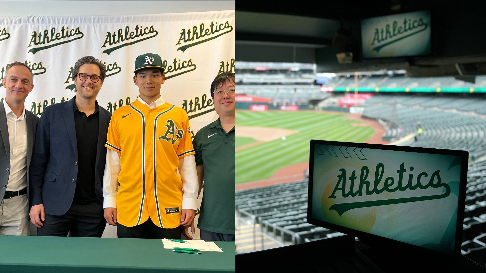 MLB fans react to news that the Athletics have signed two-way phenom Shotaro Morii (Photo Source: IMAGN / @Athletics IG)