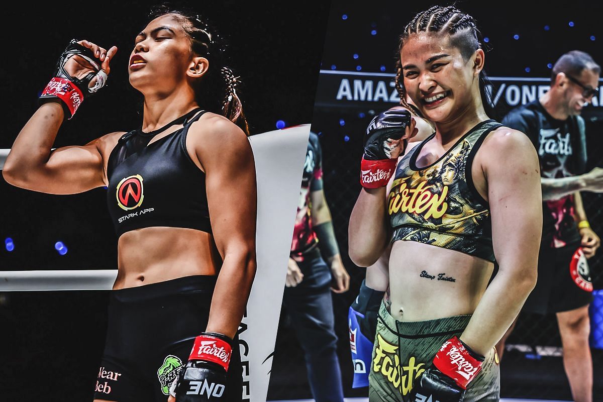 Denice Zamboanga (L) and Stamp Fairtex (R) | Photo by ONE Championship