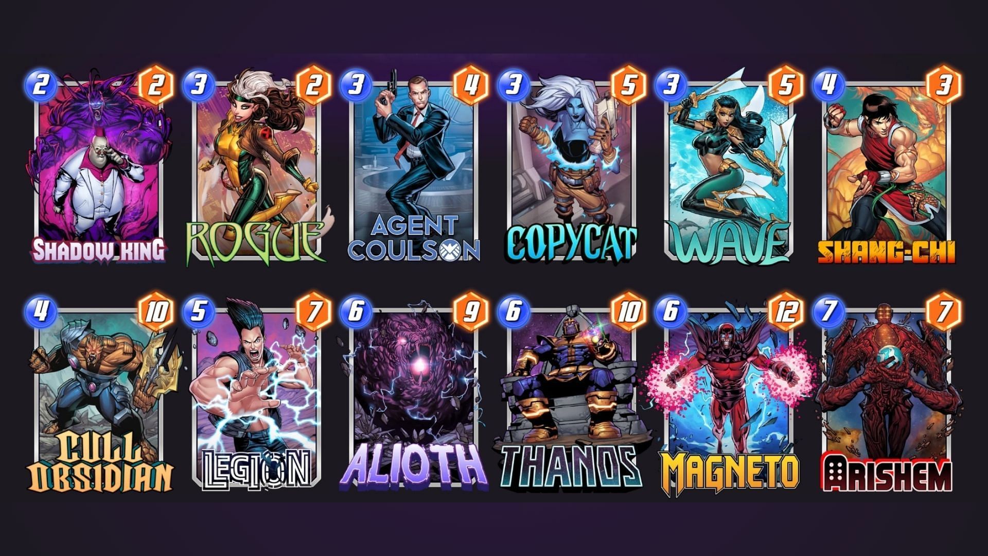 The Thanos Shadow Manipulation deck is a control-oriented Marvel Snap Thanos deck (Image via Nuverse)