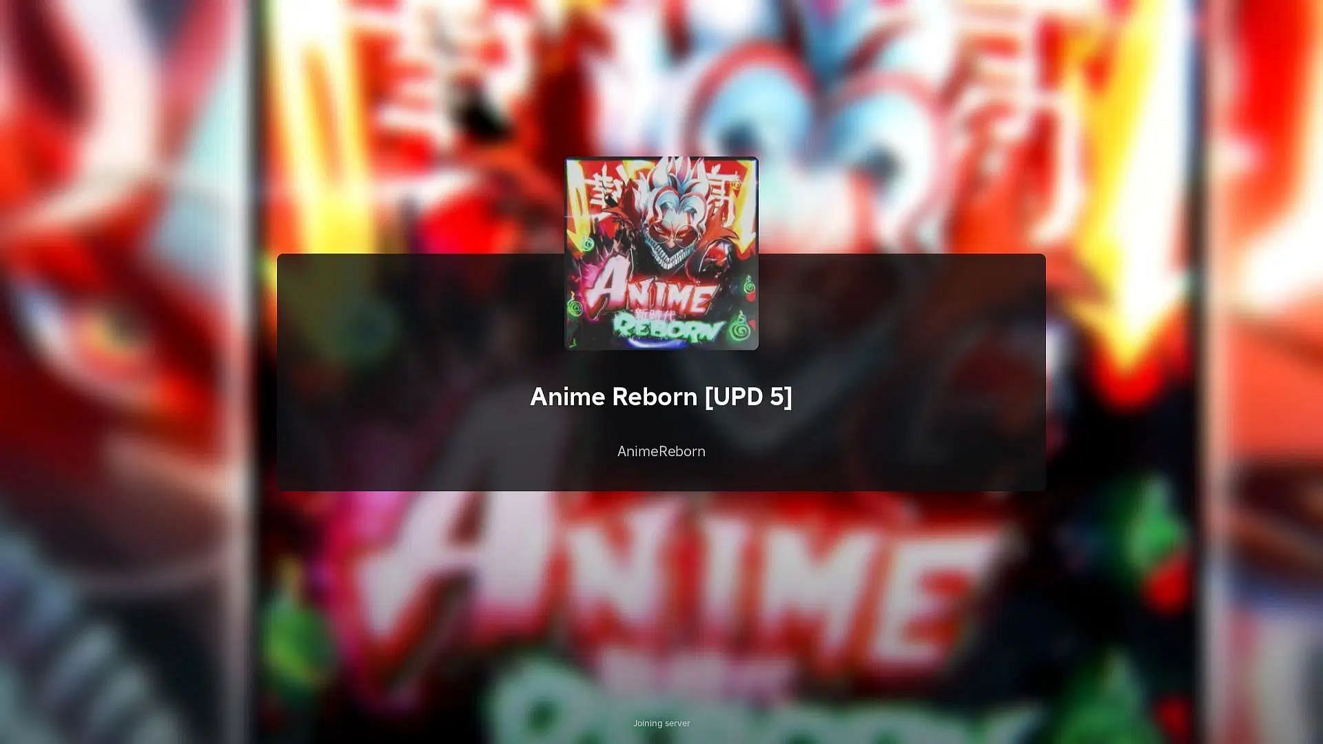 Roblox Anime Reborn