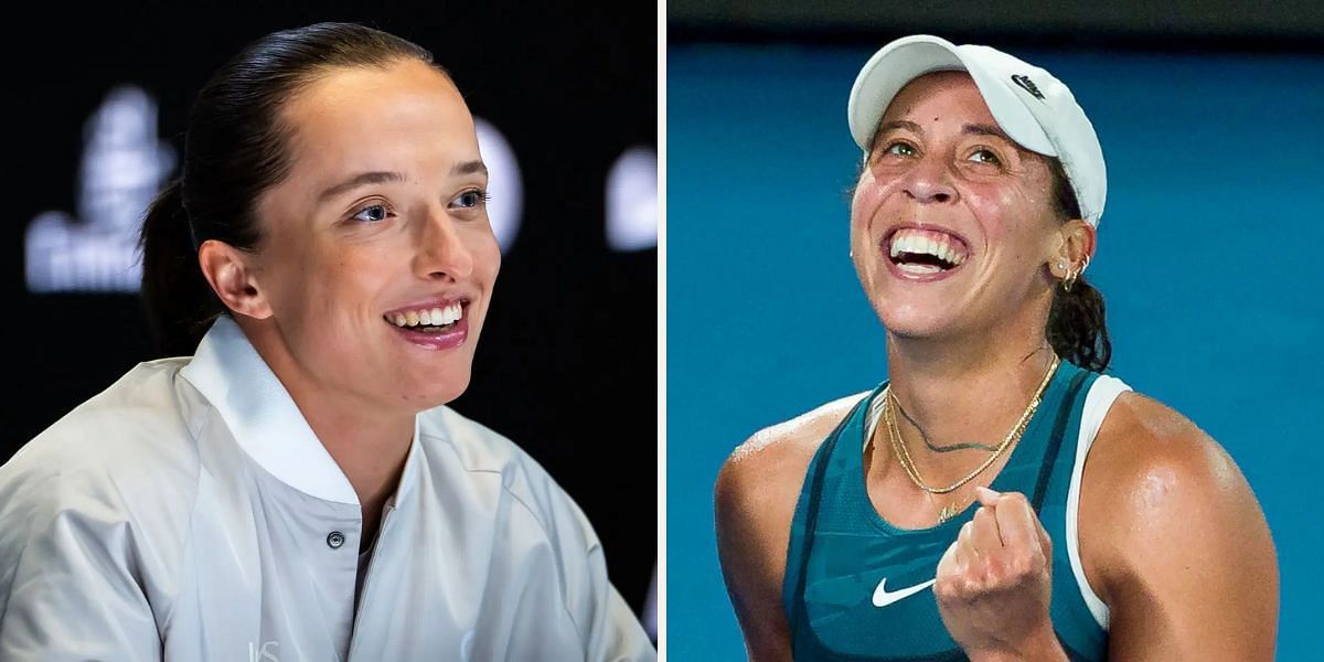 Iga Swiatek (left), Madison Keys (right), Sources: Getty