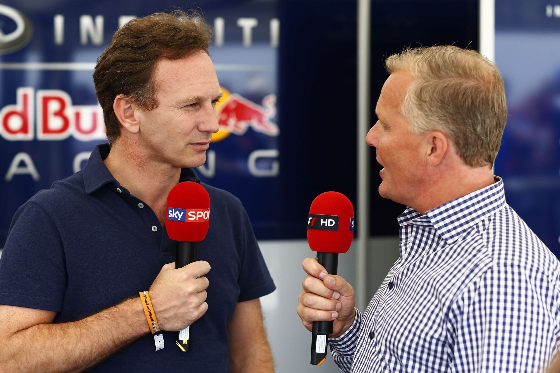 CHICHESTER, ENGLAND - JUNE 28:  Christian Horner the Infiniti Red Bull Racing Team Principal does a Q&amp;A  with the Sky Sports for the fans during the Goodwood Festival of Speed at Goodwood House on June 28, 2014 in Chichester, England.  (Photo by Andrew Hone/Getty Images) - Source: Getty