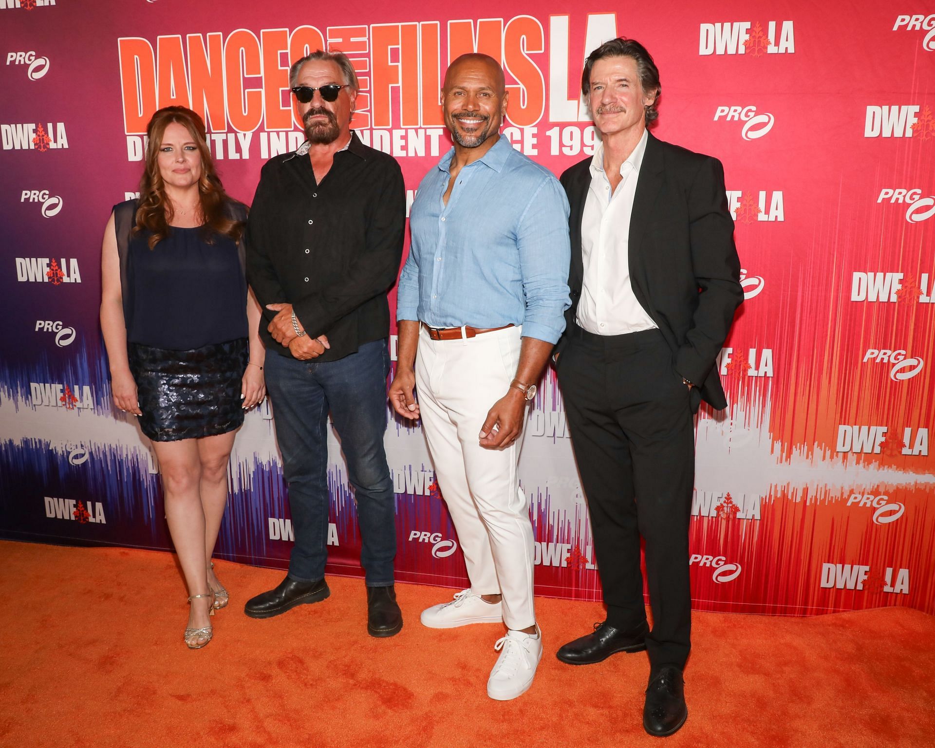 (L-R) Beth Berlin, Tony Whiting, Richard Whitten and Robert Lewis Stephenson attend the opening night of the 27th Annual Dances With Films LA at TCL Chinese Theatre (Photo by Paul Archuleta/Getty Images)