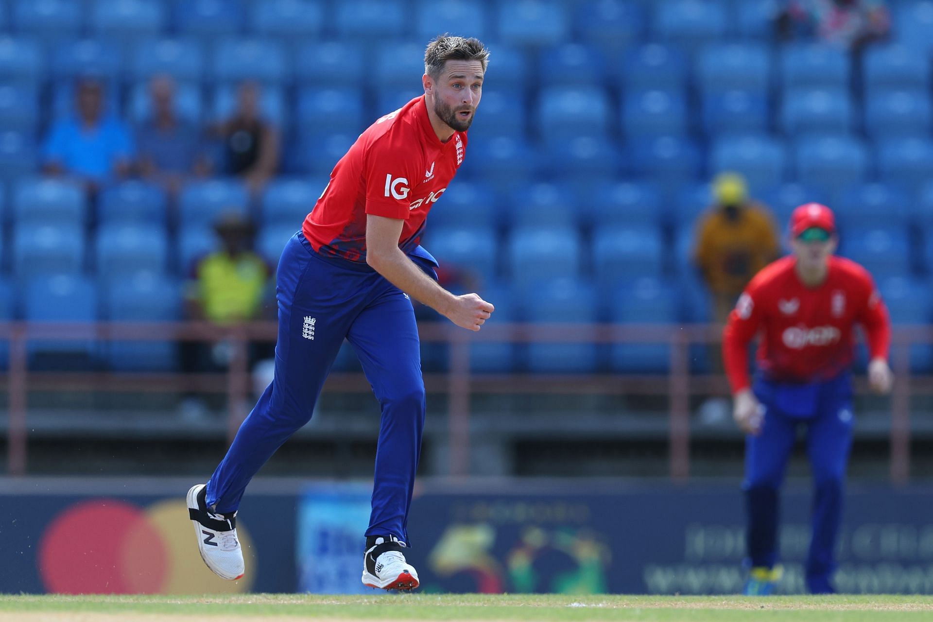 Chris Woakes has picked up five wickets this season.