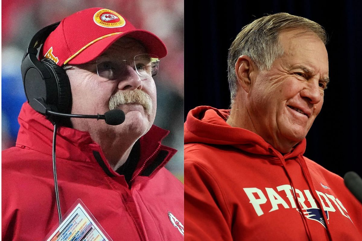 Former NFL QB puts Chiefs HC Andy Reid on par with Patriots legend Bill Belichick ahead of Super Bowl LIX (Image Credits - IMAGN)