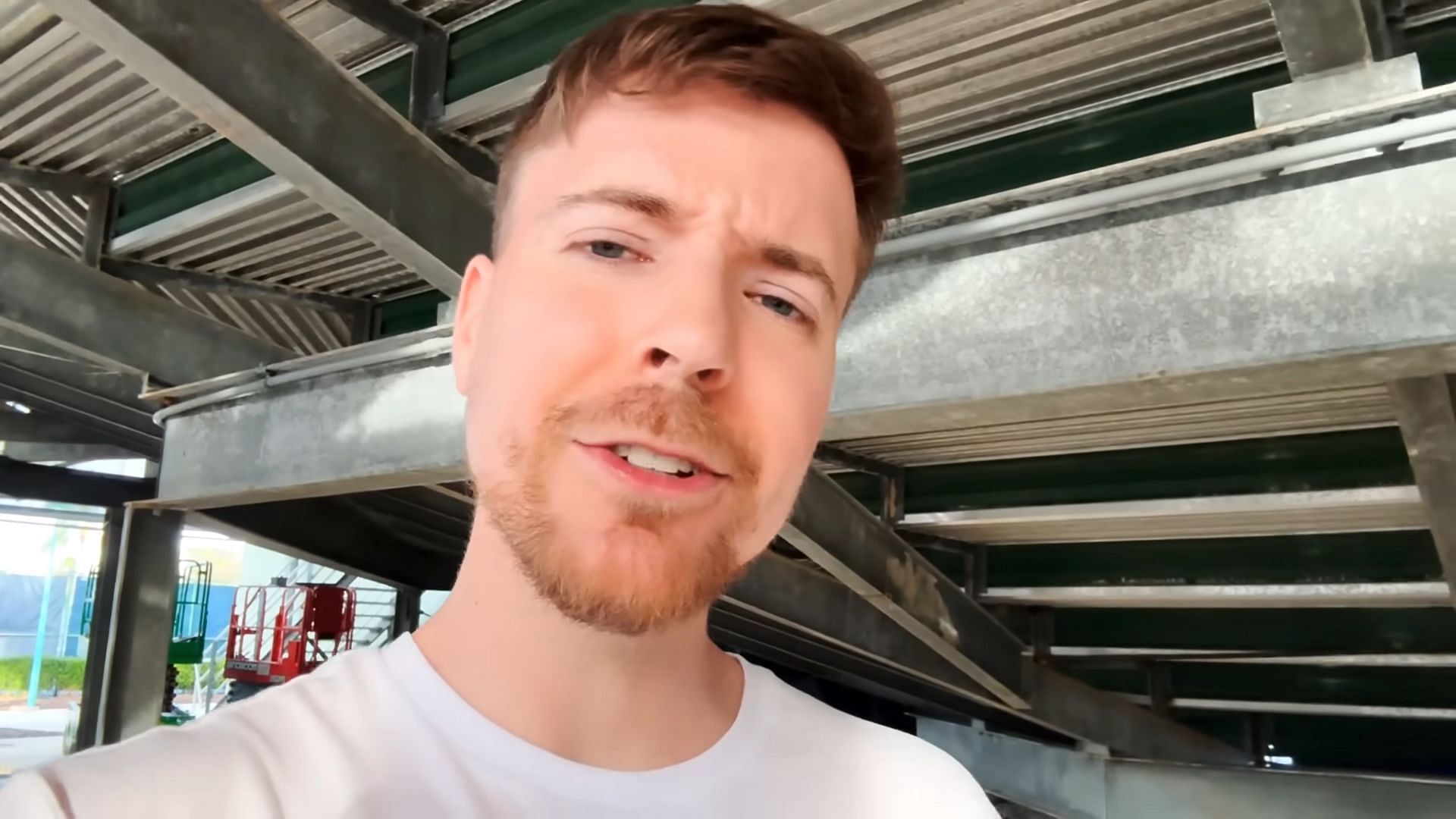 MrBeast says billionaires showed interest in buying TikTok but none responded to his request for donations to feed the poor (Image via MrBeast/YouTube)