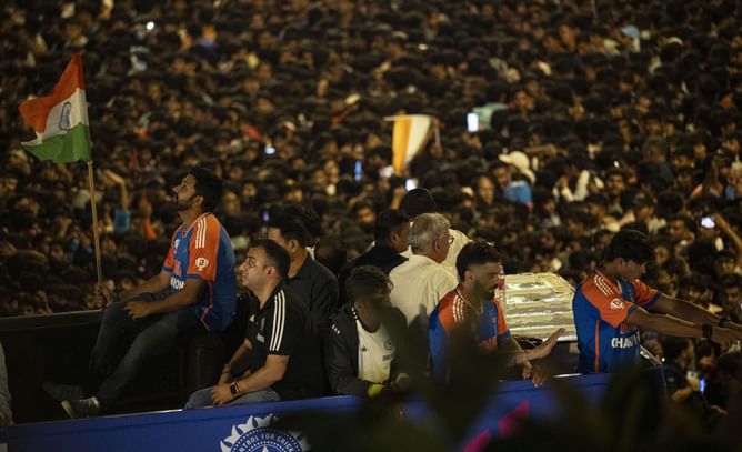 "Had a small dream of bringing the World Cup here once" - Rohit Sharma at 50th anniversary celebration of Wankhede Stadium in Mumbai