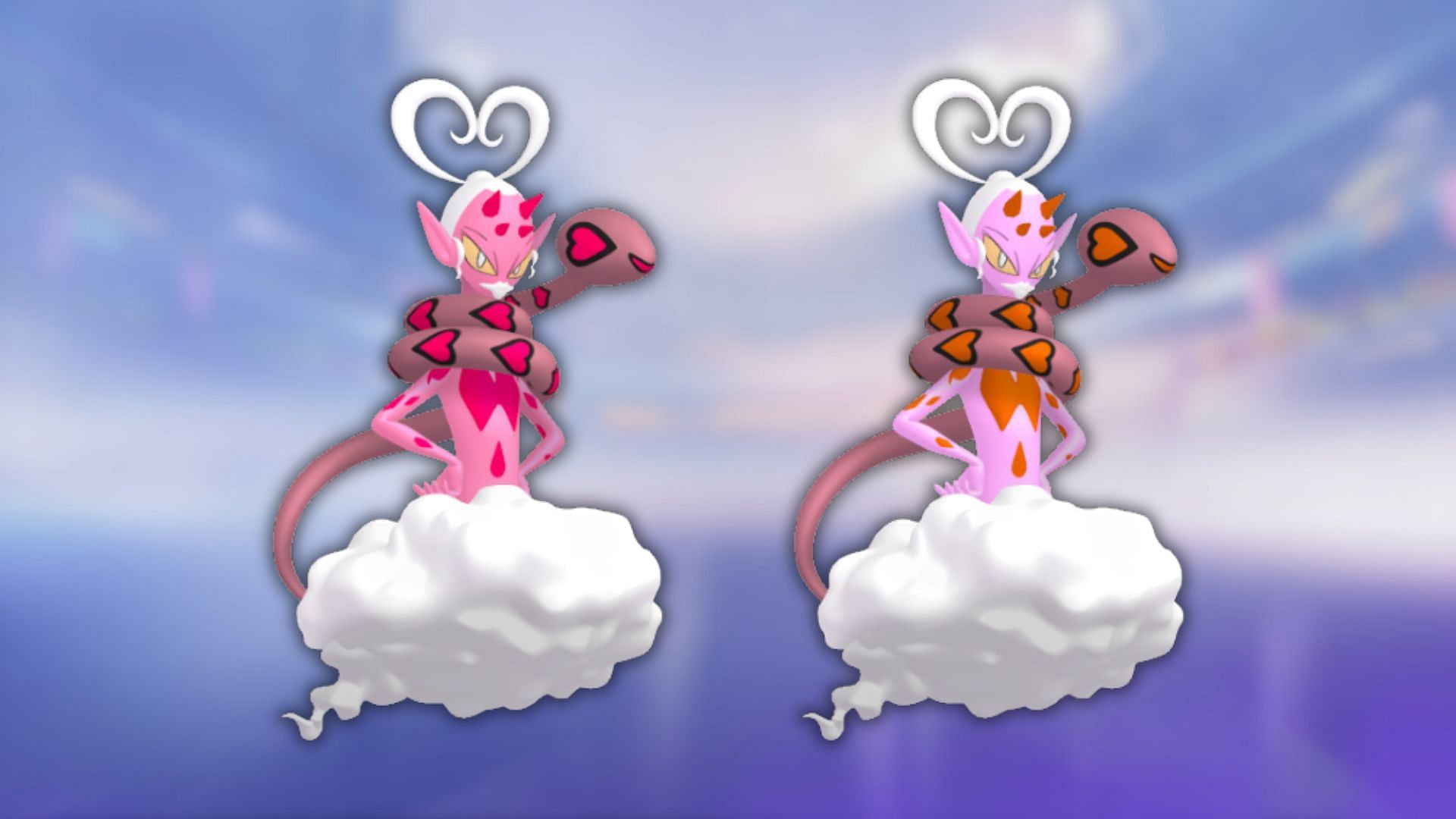 Enamorus and its shiny variant (Image via The Pokemon Company)