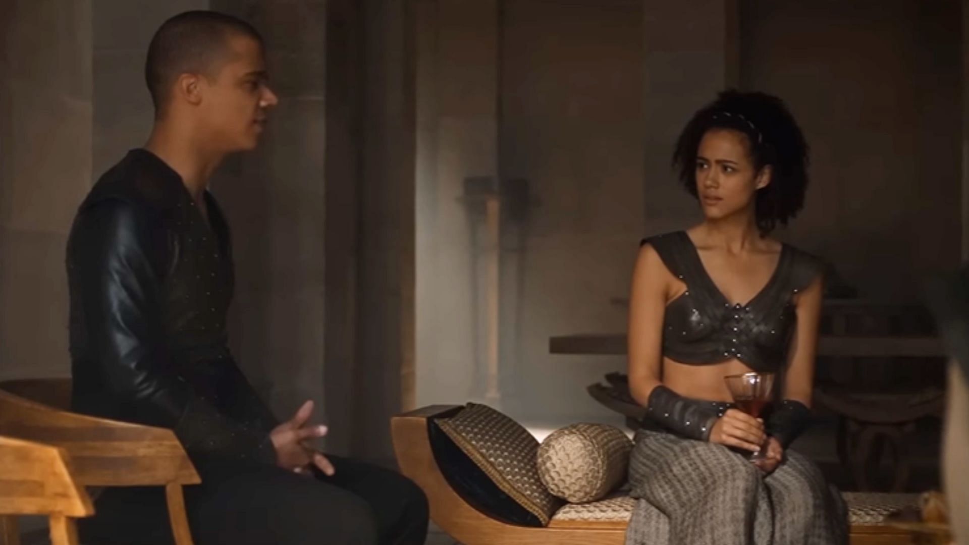 Grey Worm and Missandei (Image via HBO)