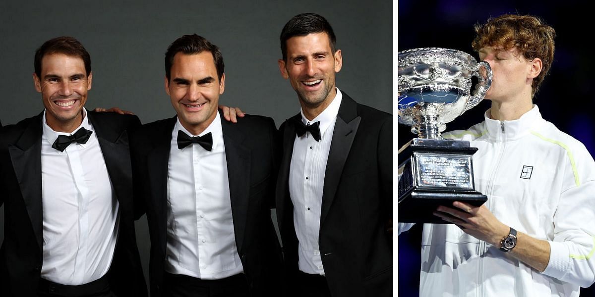 Sinner, Djokovic, Nadal, Federer