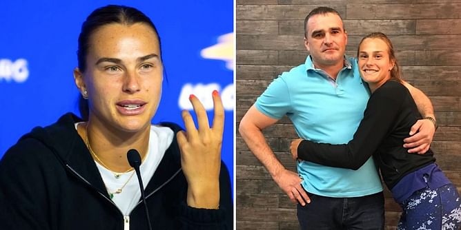 Aryna Sabalenka turns emotional about wanting to spend more time with family after her father's untimely death