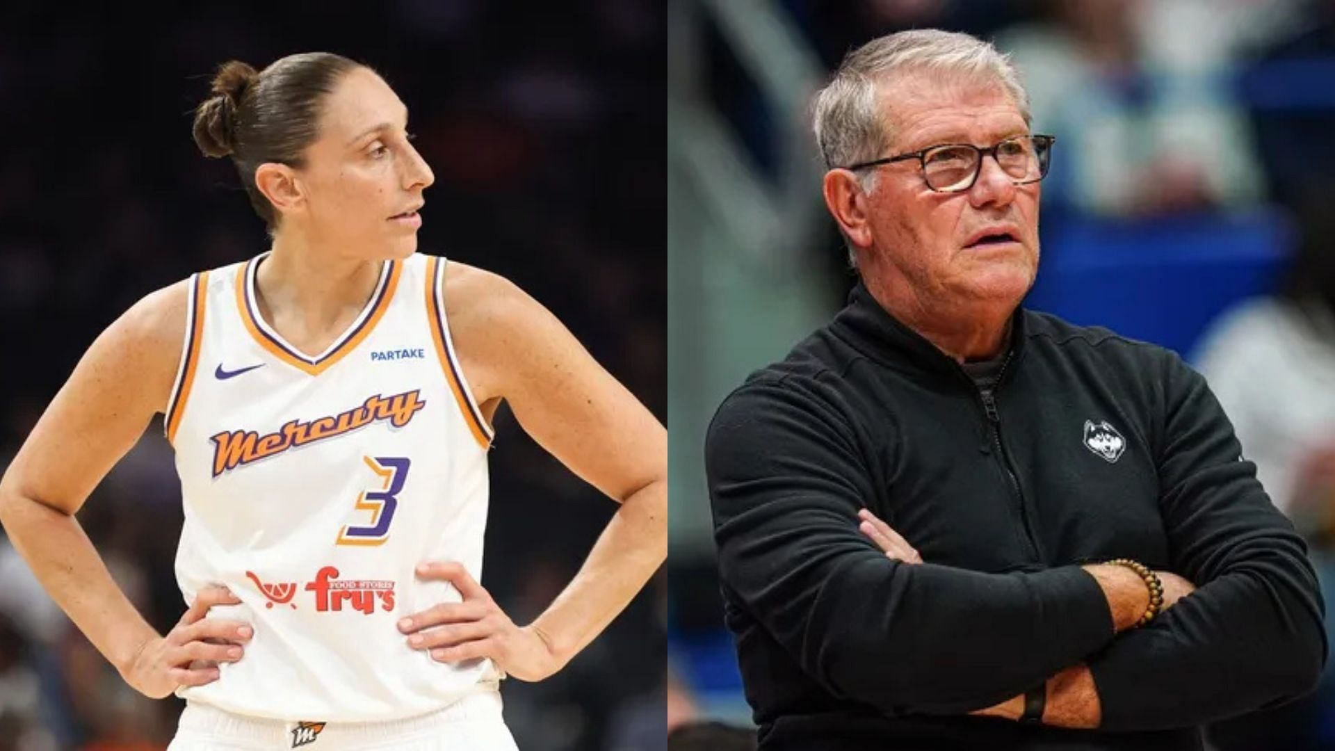 WNBA star Diana Taurasi and UConn coach Geno Auriemma. Source: Imagn