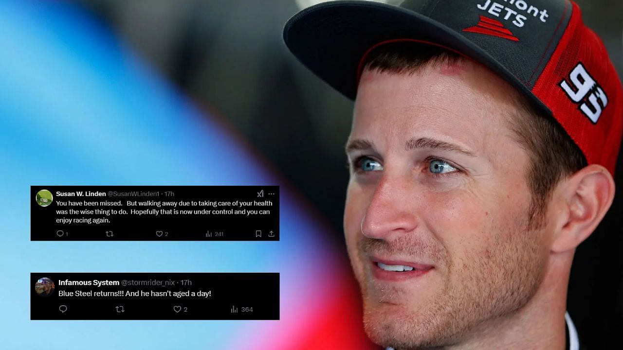 Kasey Kahne marks his NASCAR return for one-off race. ( Image credits- Getty &amp; X/@stormrider_rix; @SusanWLinden1 )