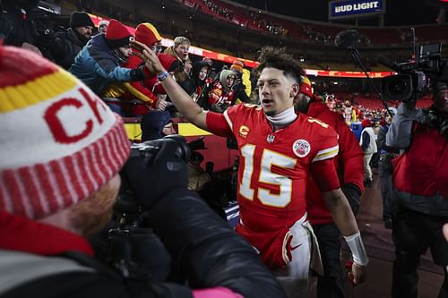 Patrick Mahomes during AFC Divisional Playoffs: Houston Texans v Kansas City Chiefs - Source: Getty