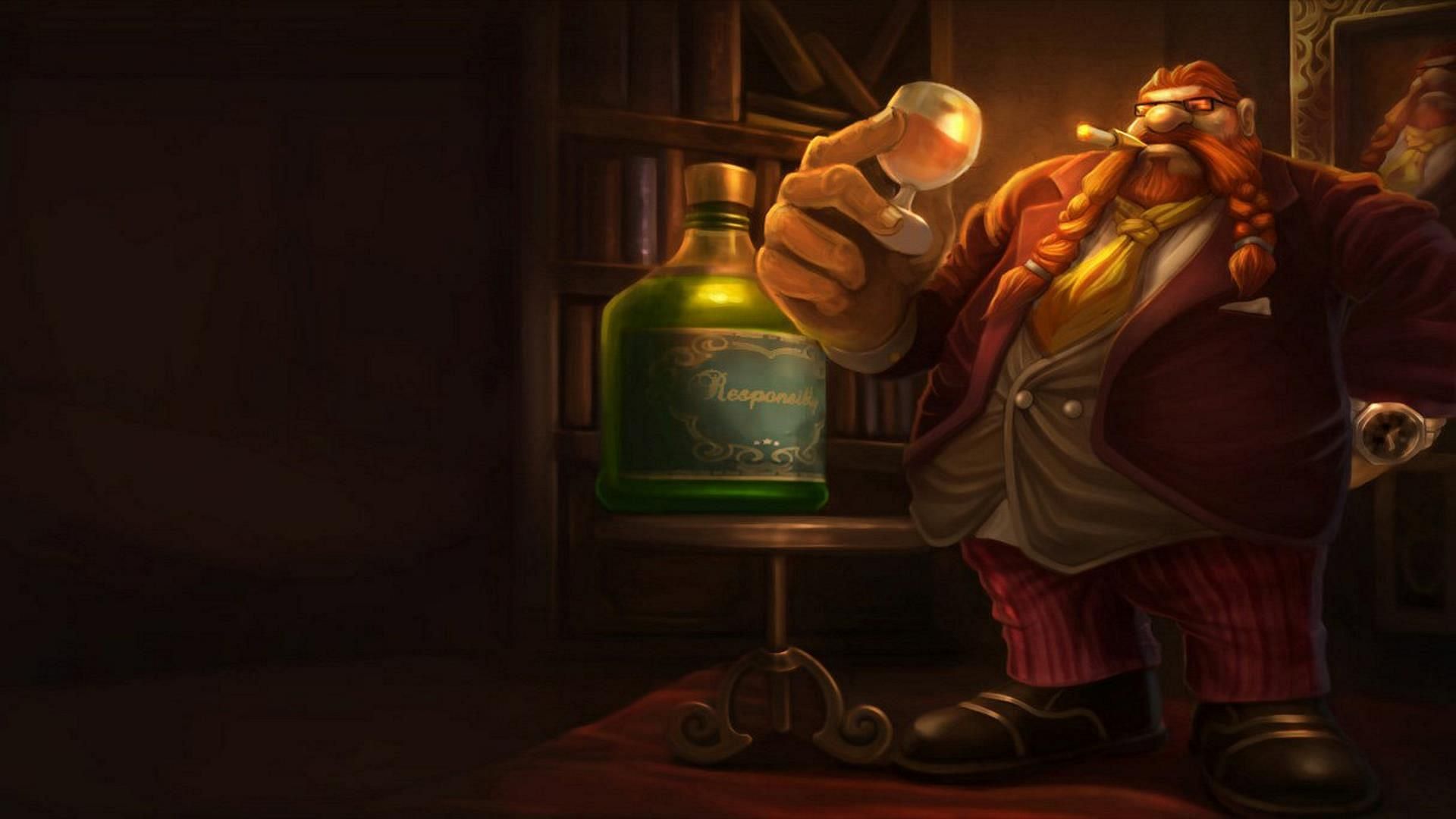 Gragas, Esq. in League of Legends (Image via Riot Games)