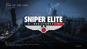 Sniper Elite Resistance: End of the Line walkthrough