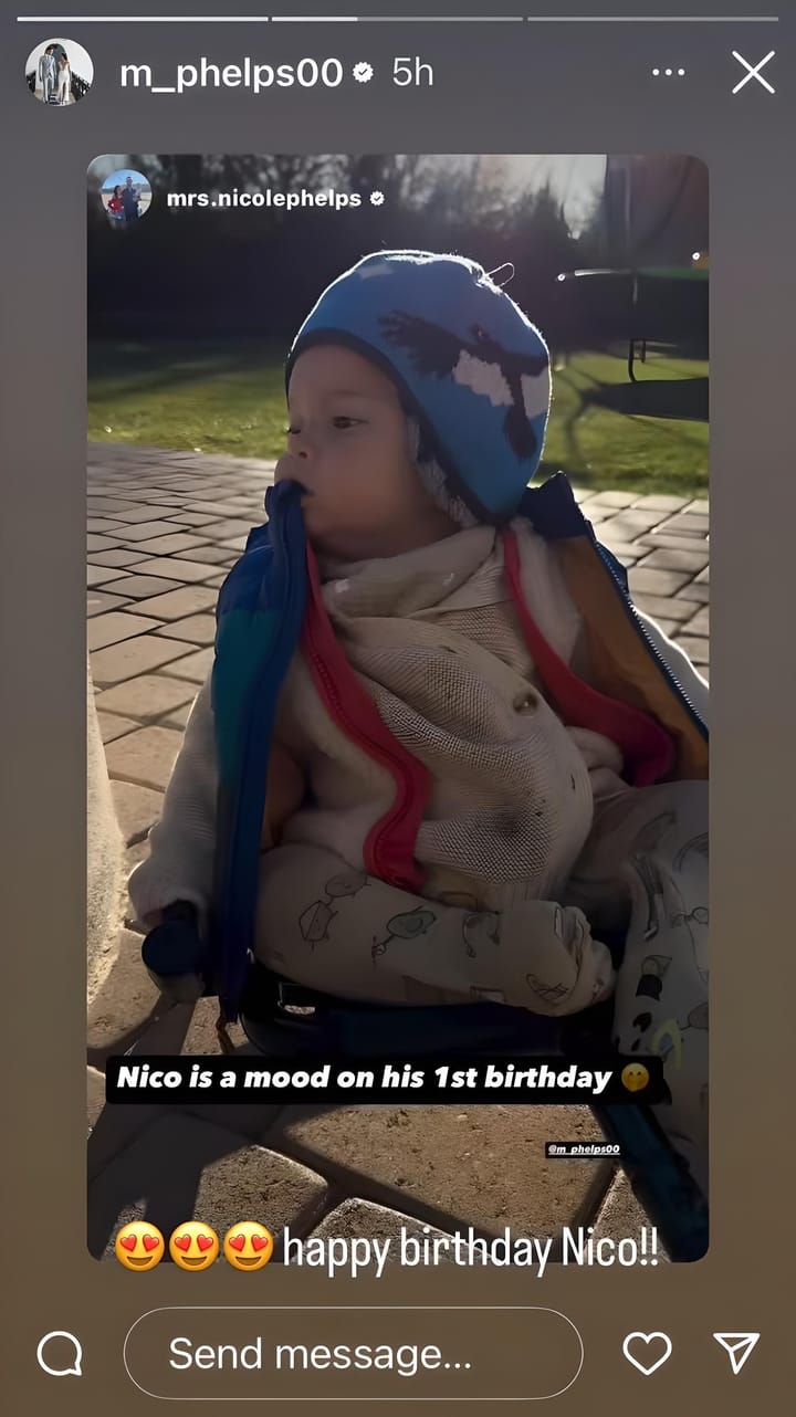 Michael Phelps and wife Nicole make their feelings known with