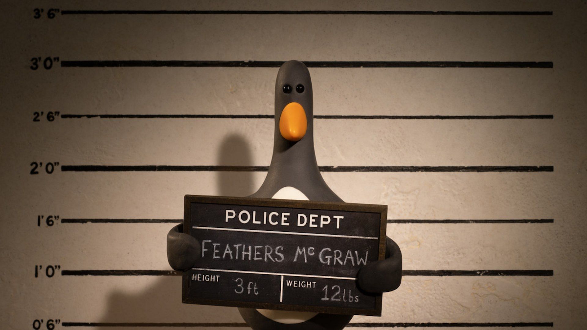 Feathers McGraw as seen in Wallace &amp; Gromit: Vengeance Most Fowl (Image via Tudum by Netflix)