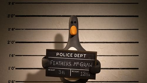 Feathers McGraw as seen in Wallace & Gromit: Vengeance Most Fowl (Image via Tudum by Netflix)