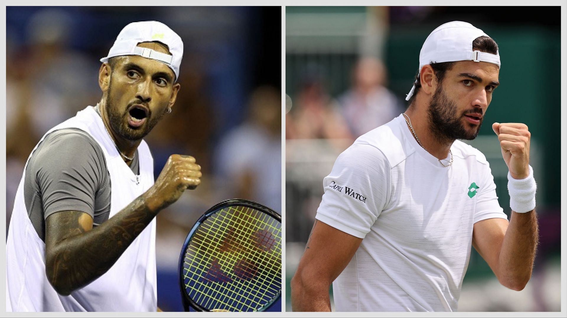 Both Kyrgios and Berrettini are very exciting players