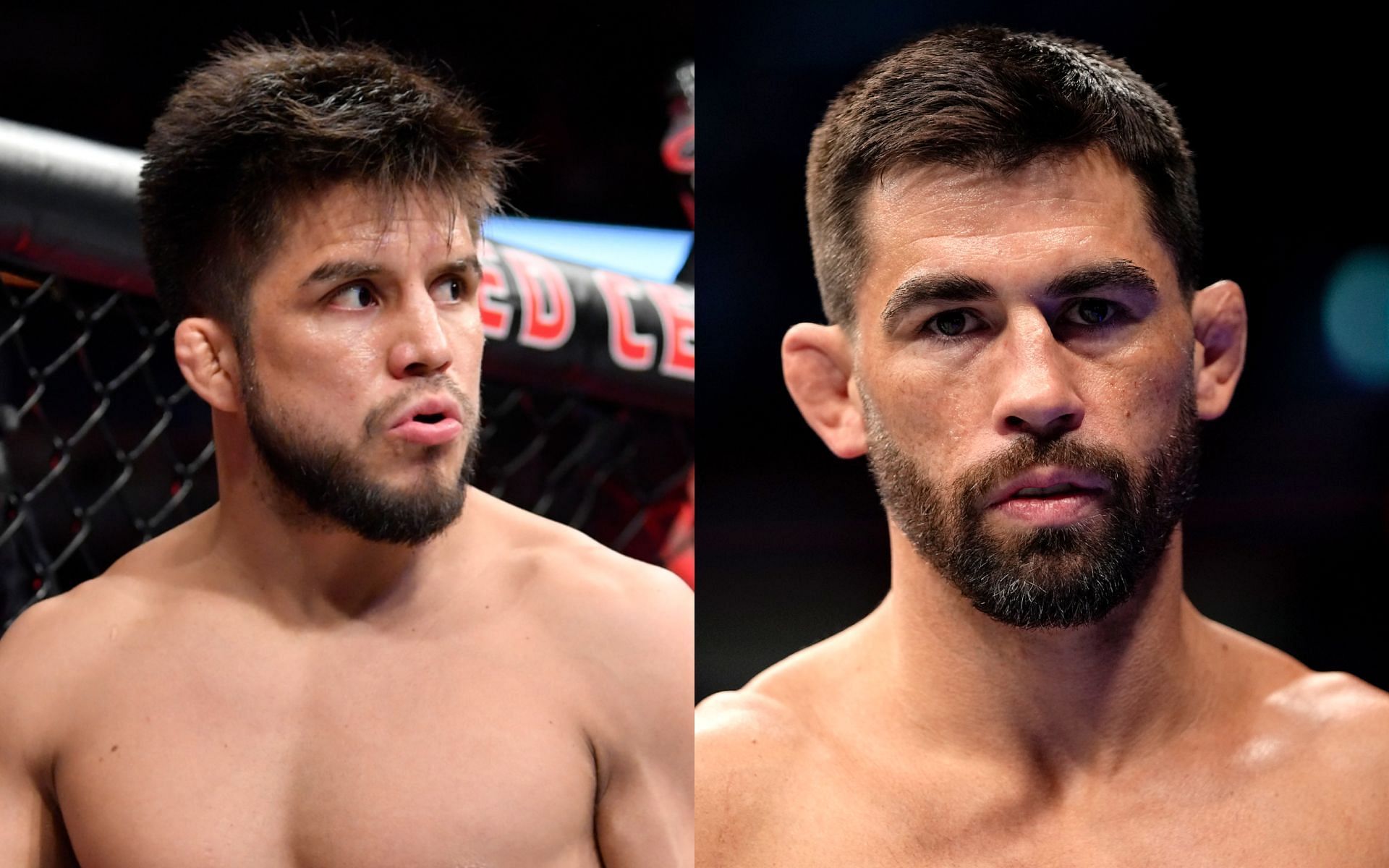 Dominick Cruz (right) talks about Henry Cejudo (left) not willing to fight him. [Image courtesy: Getty Images]