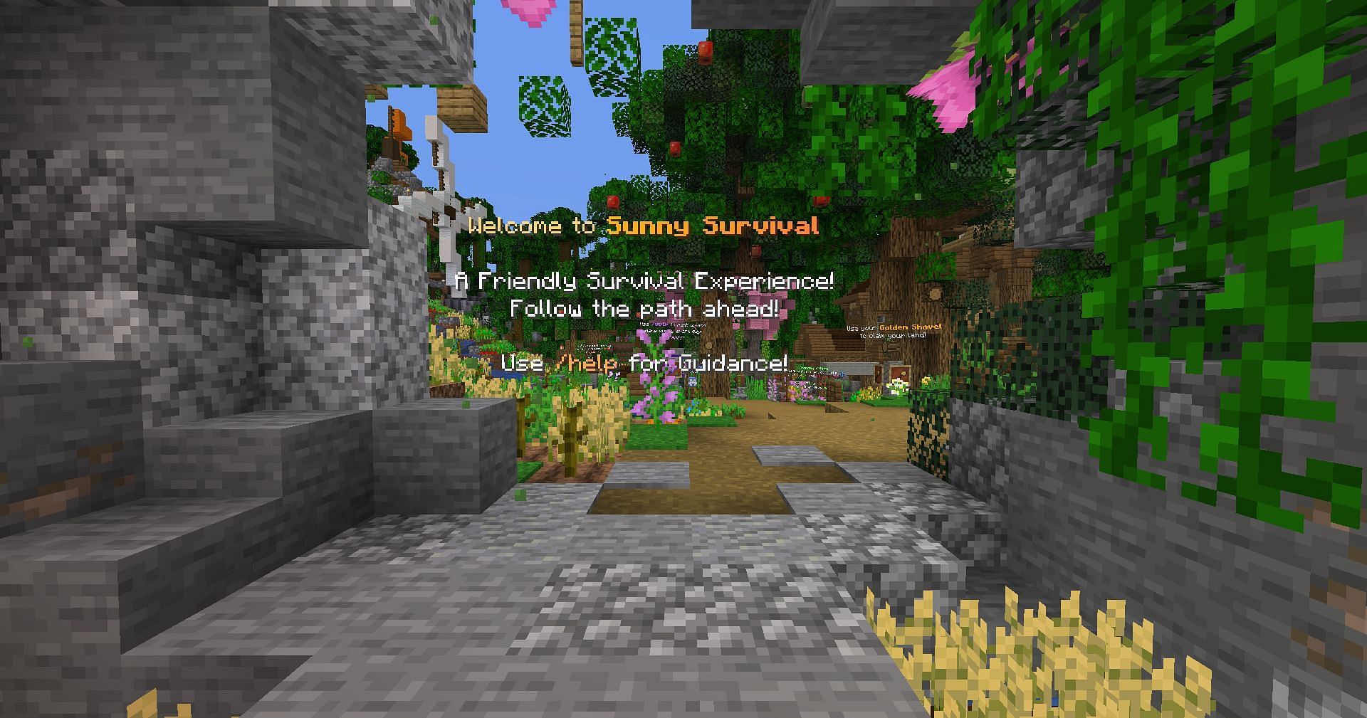 Sunny Survival is a great Minecraft server (Image via Mojang Studios)