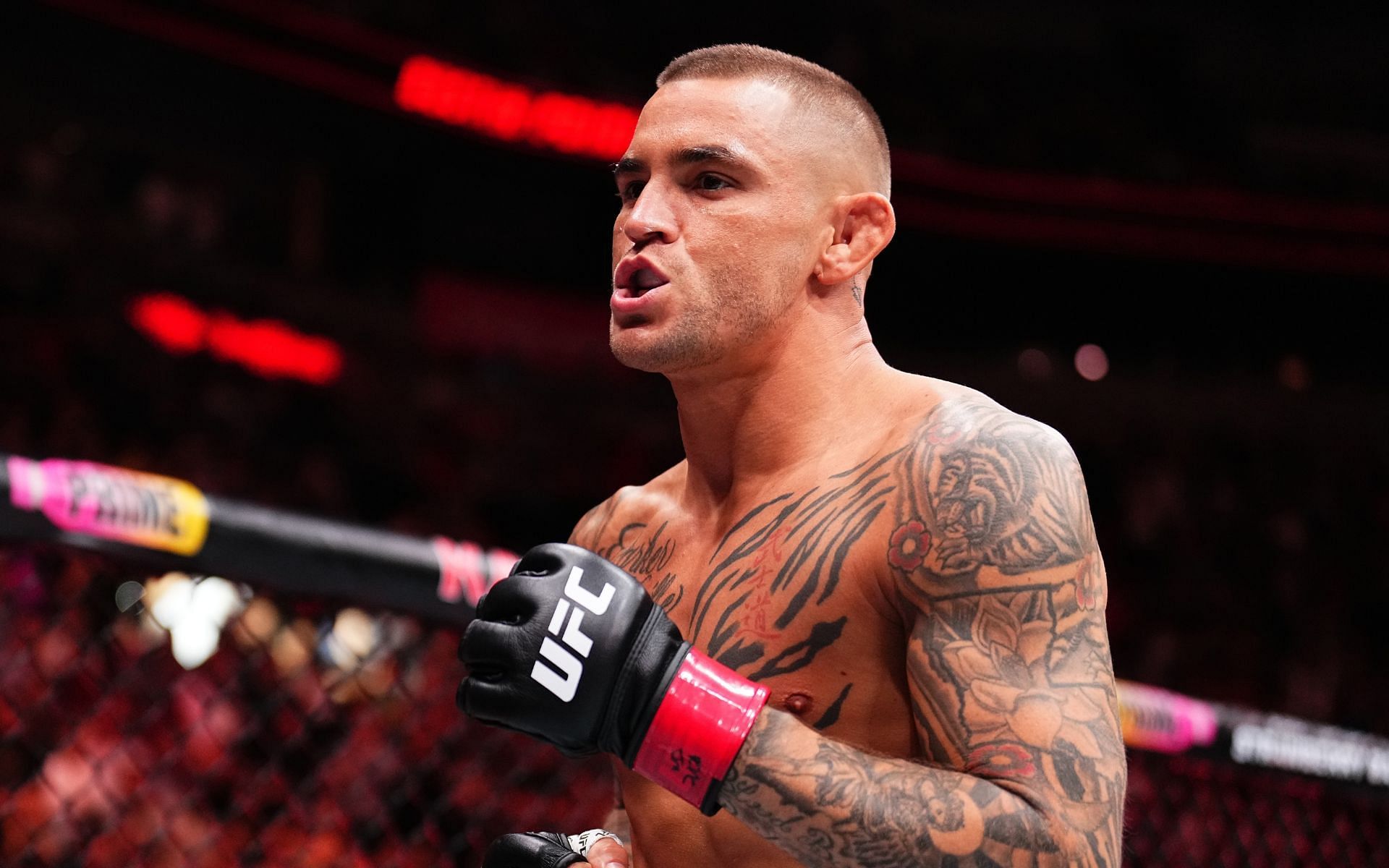 Former interim UFC lightweight champion Dustin Poirier (pictured) is often praised for his exciting fighting style [Image courtesy: Getty Images]