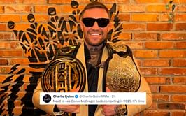 "JAKE PAUL IS COMING" - Fans react to Conor McGregor sharing three-word message for New Year's Day