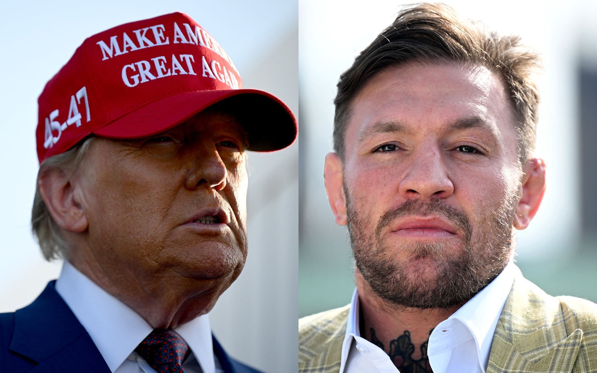 Donald Trump (left) and Conor McGregor (right) are both regarded as veterans in the entrepreneurial realms, especially in America and Ireland respectively [Images courtesy: Getty Images]