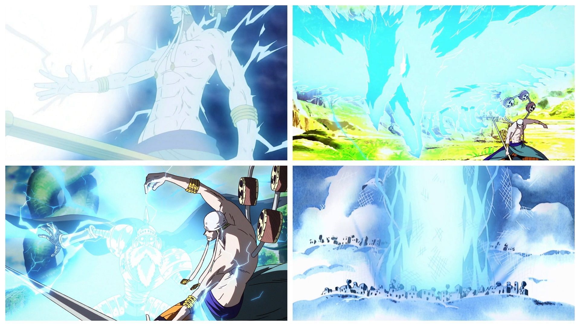 Enel&#039;s Devil Fruit powers as seen in the One Piece anime (Image via Toei Animation)