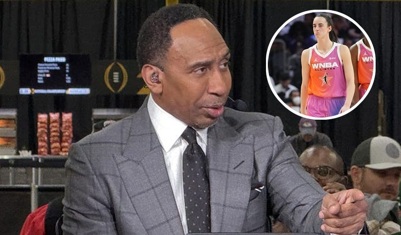 Stephen A. Smith reacts to Caitlin Clark