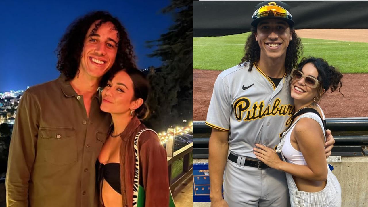 Cole Tucker with his wife, Vanessa Hudgens (Images from - Instagram.com/@cotuck)