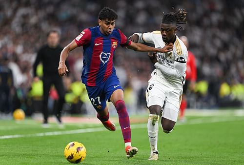 L to R: Lamine Yamal and Eduardo Camavinga - Source: Getty