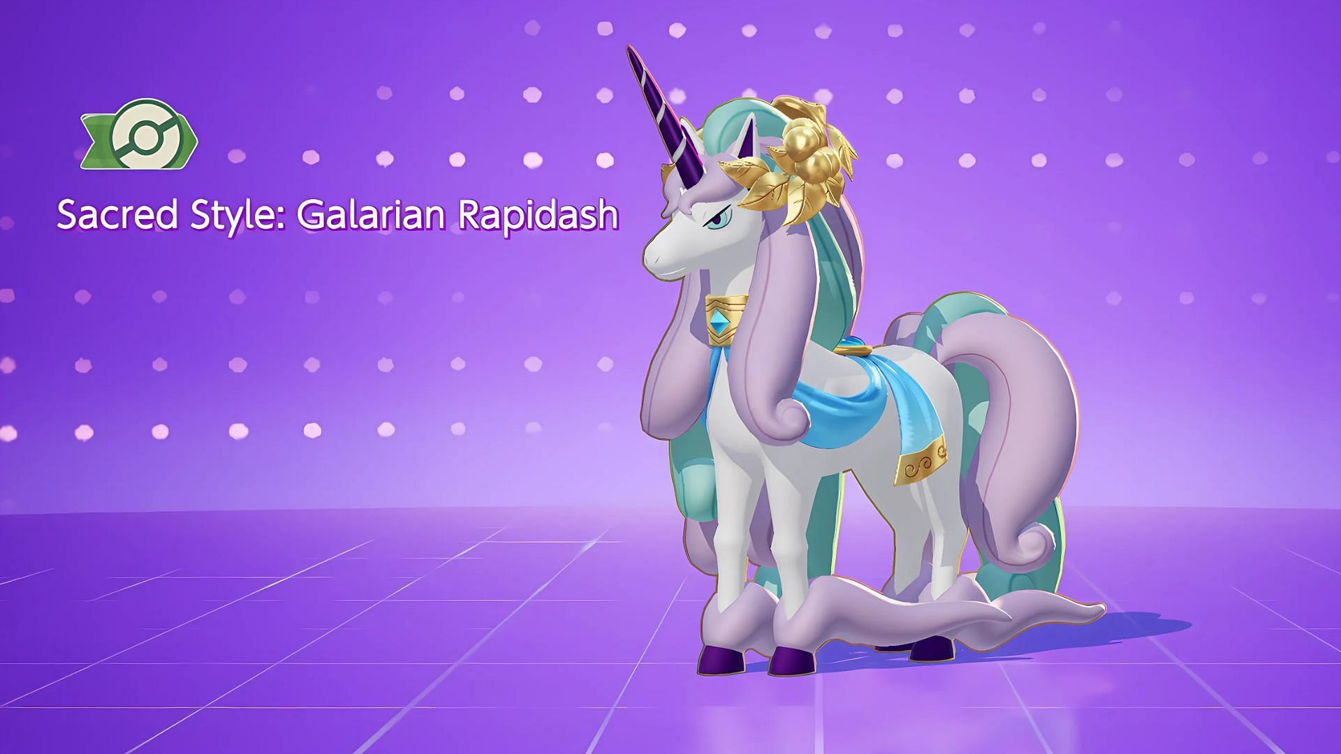 Galarian Rapidash: Sacred Style (Image via The Pokemon Company)