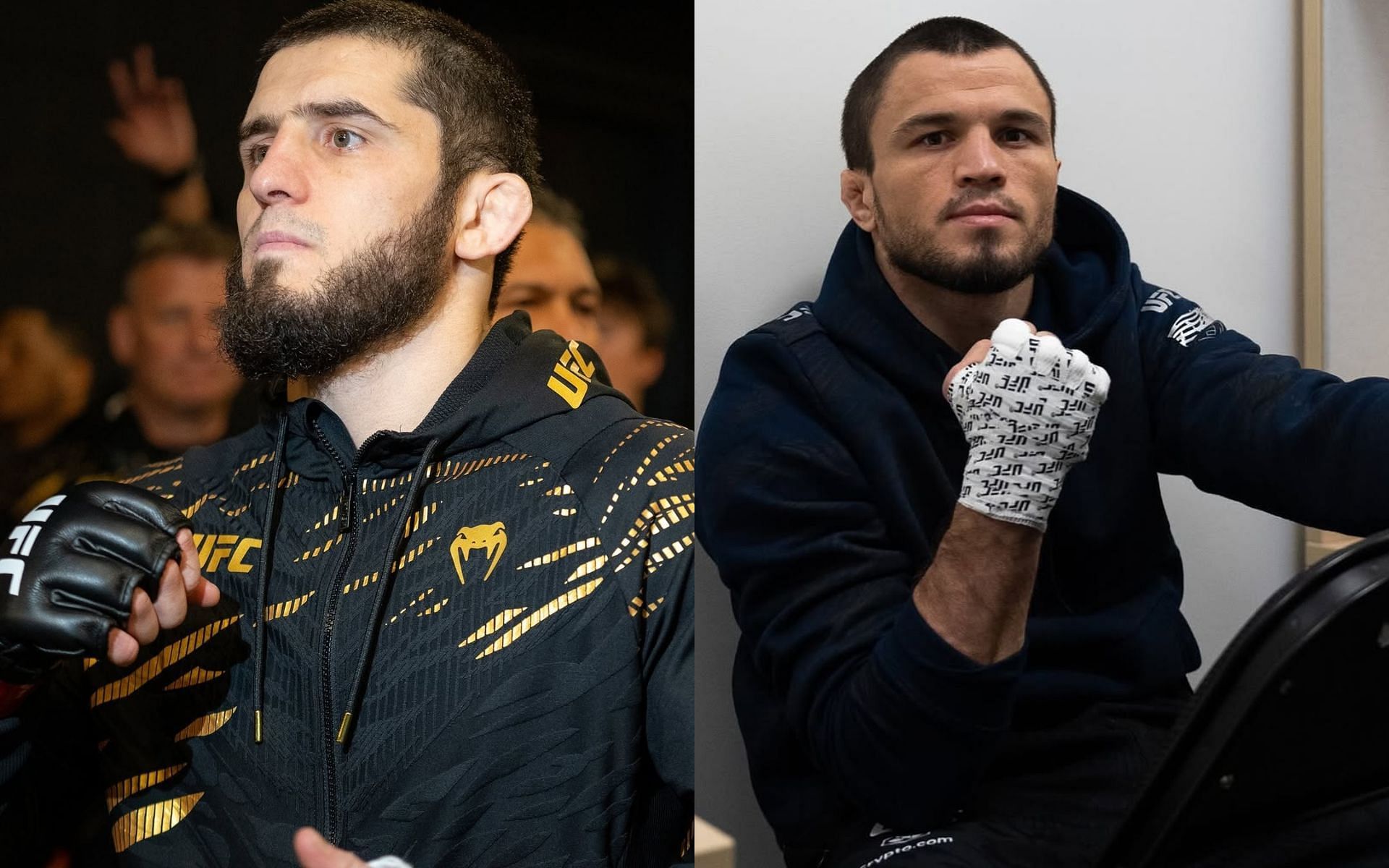 Islam Makhachev (left) reflects on bittersweet UFC 311 after his dominant win and Umar Nurmagomedov