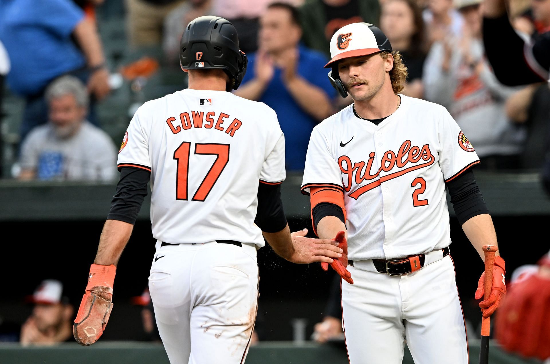 Colton Cowser (L) and Gunnar Henderson (R) - Source: Getty